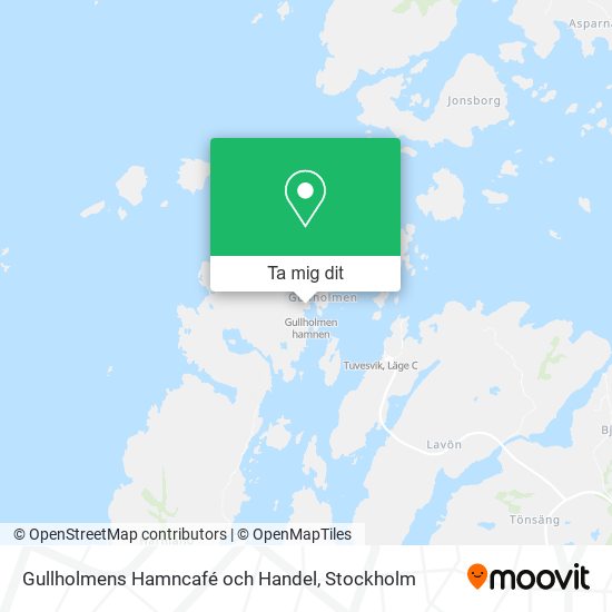 Gullholmens Hamncafé och Handel karta