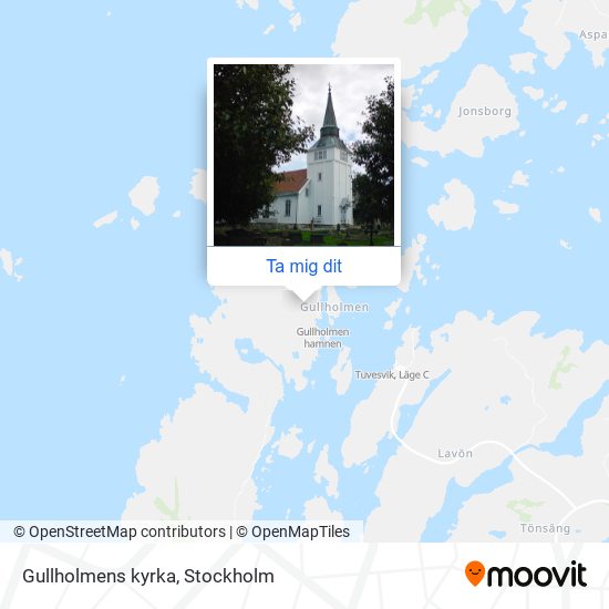Gullholmens kyrka karta