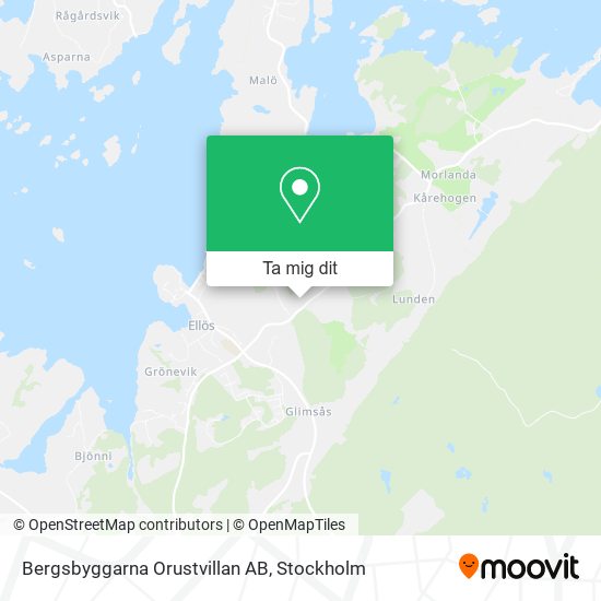 Bergsbyggarna Orustvillan AB karta