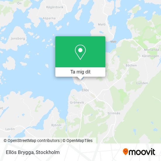 Ellös Brygga karta