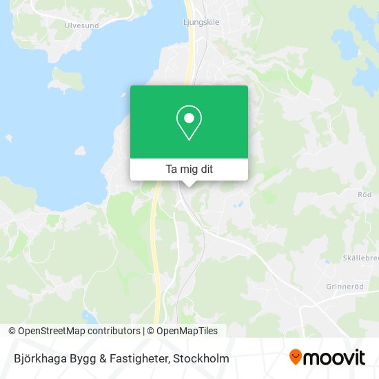 Björkhaga Bygg & Fastigheter karta