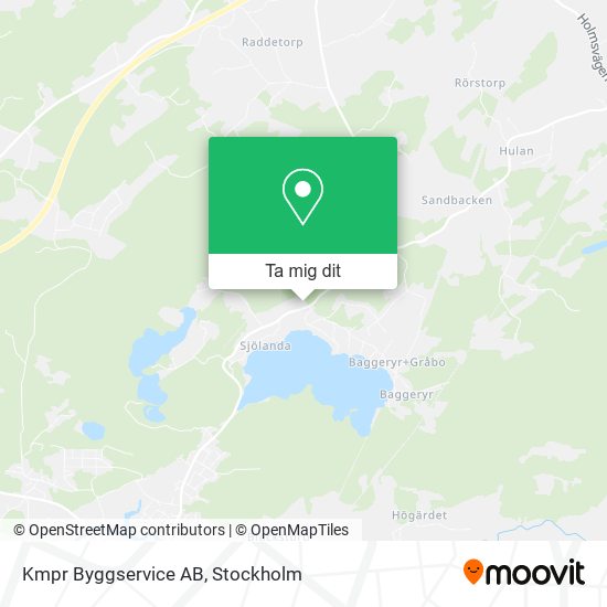 Kmpr Byggservice AB karta