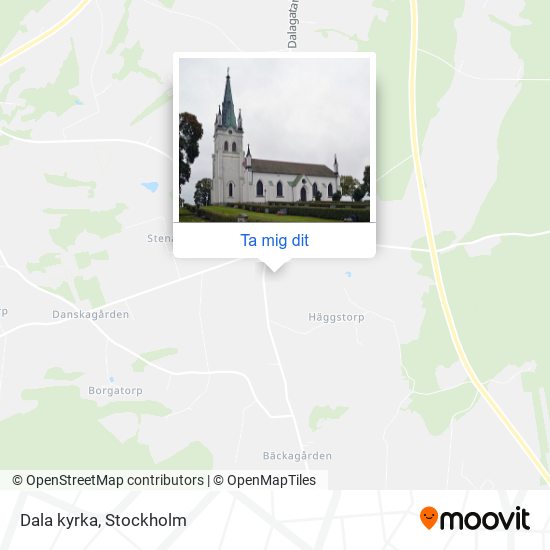 Dala kyrka karta