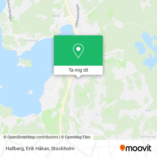 Hallberg, Erik Håkan karta
