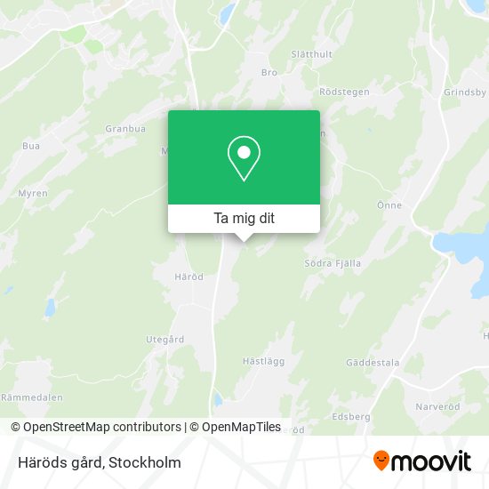 Häröds gård karta
