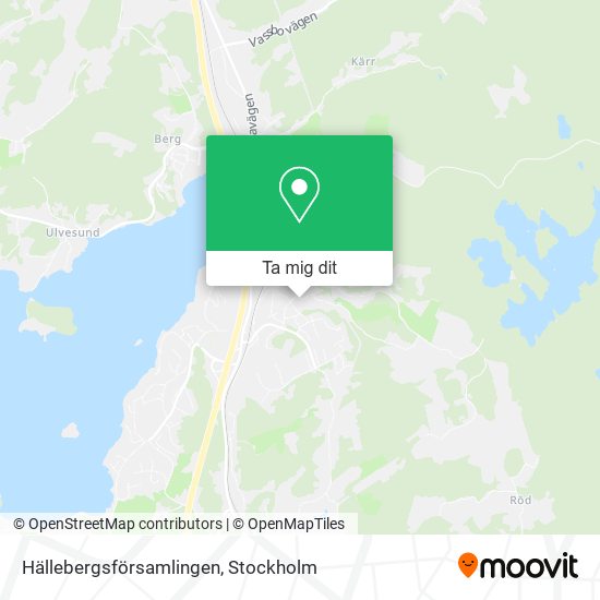 Hällebergsförsamlingen karta