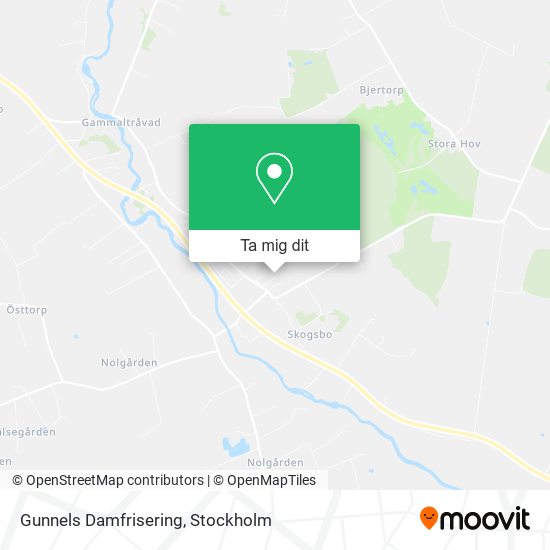 Gunnels Damfrisering karta