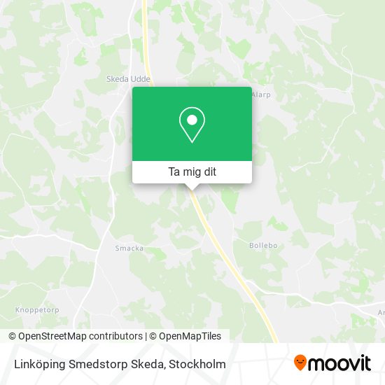 Linköping Smedstorp Skeda karta