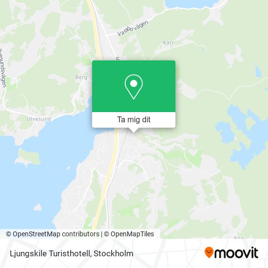 Ljungskile Turisthotell karta