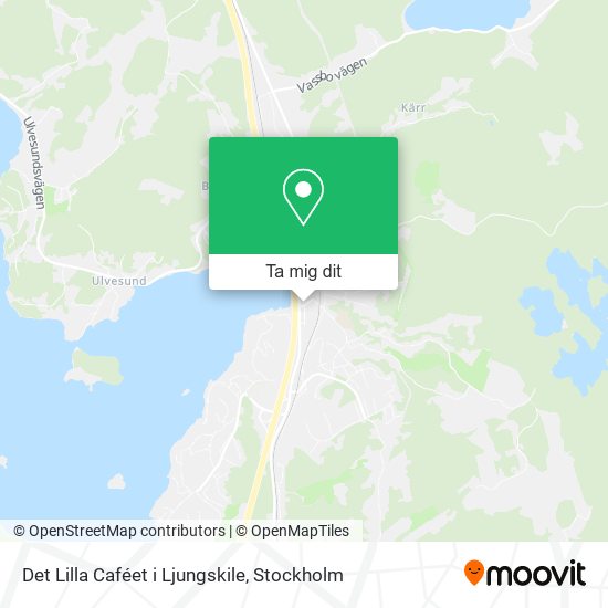 Det Lilla Caféet i Ljungskile karta