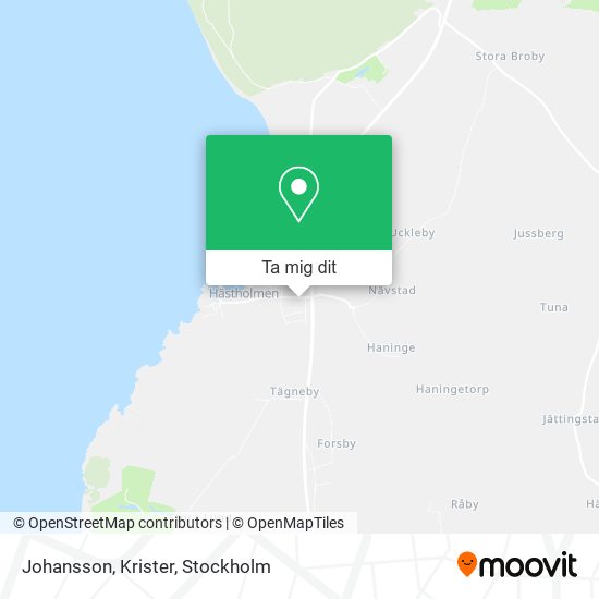 Johansson, Krister karta