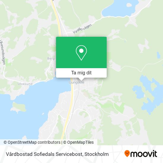 Vårdbostad Sofiedals Servicebost karta