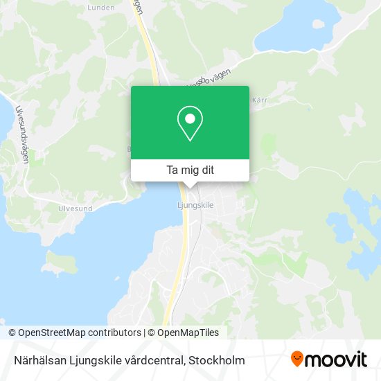 Närhälsan Ljungskile vårdcentral karta