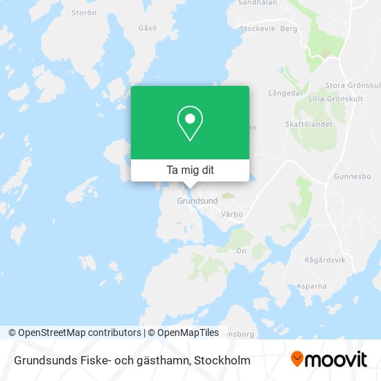 Grundsunds Fiske- och gästhamn karta