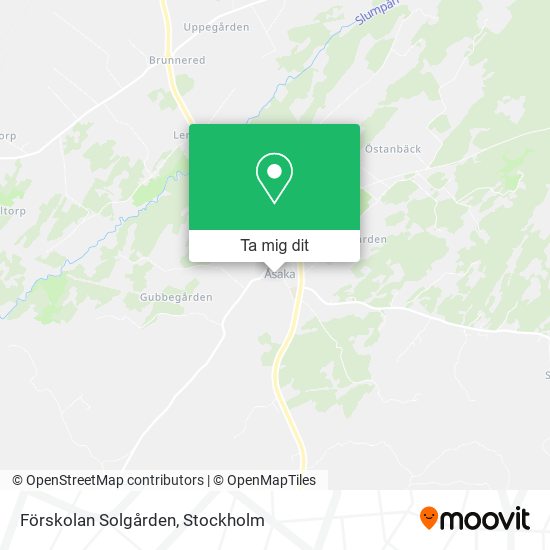 Förskolan Solgården karta