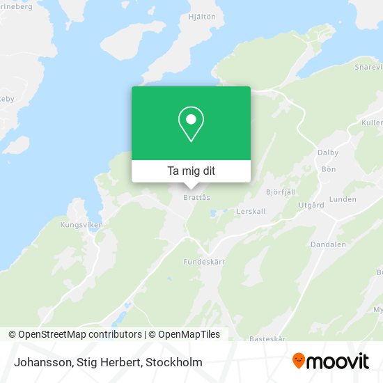 Johansson, Stig Herbert karta