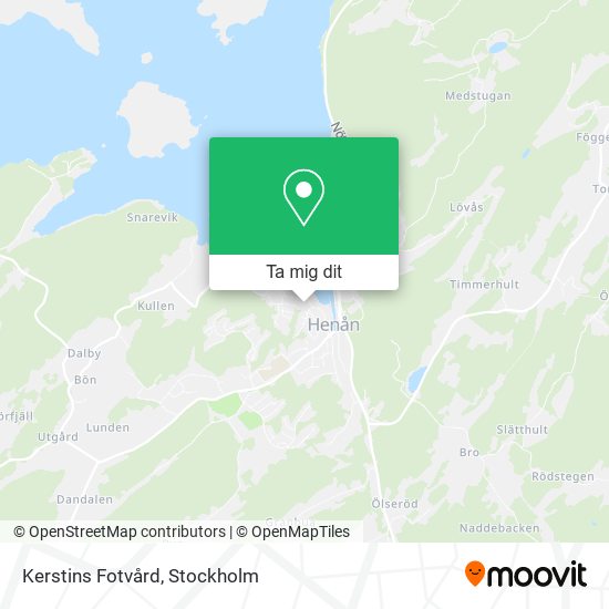 Kerstins Fotvård karta