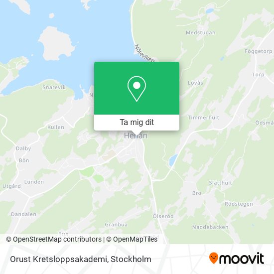 Orust Kretsloppsakademi karta