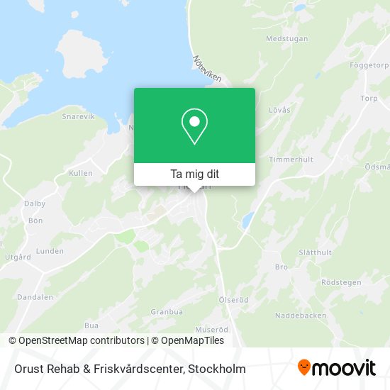 Orust Rehab & Friskvårdscenter karta