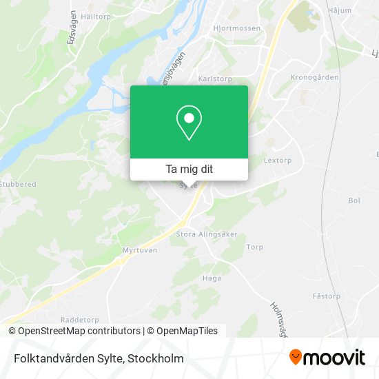 Folktandvården Sylte karta