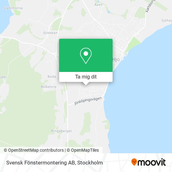 Svensk Fönstermontering AB karta