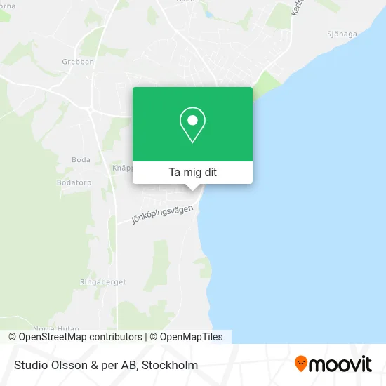 Studio Olsson & per AB karta