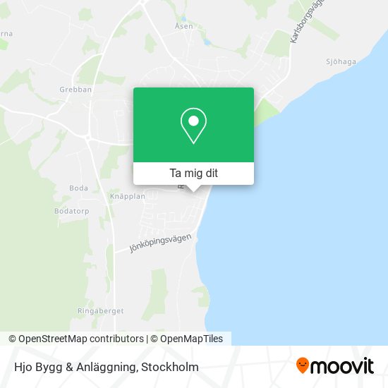 Hjo Bygg & Anläggning karta
