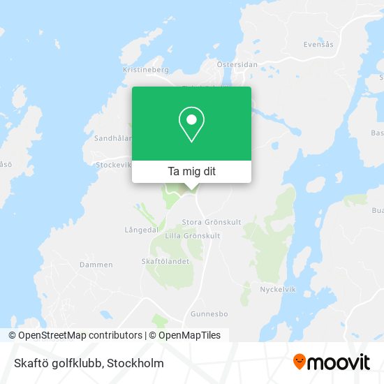 Skaftö golfklubb karta