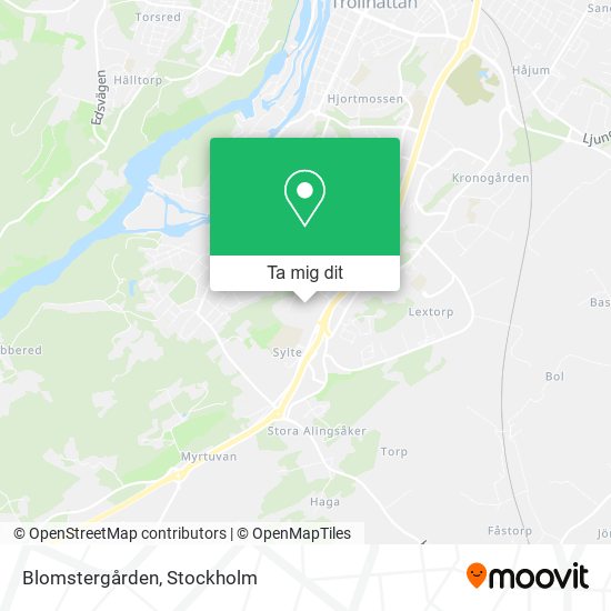 Blomstergården karta