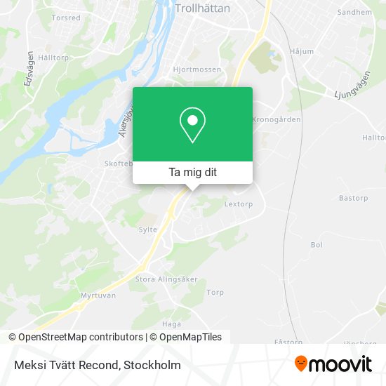 Meksi Tvätt Recond karta