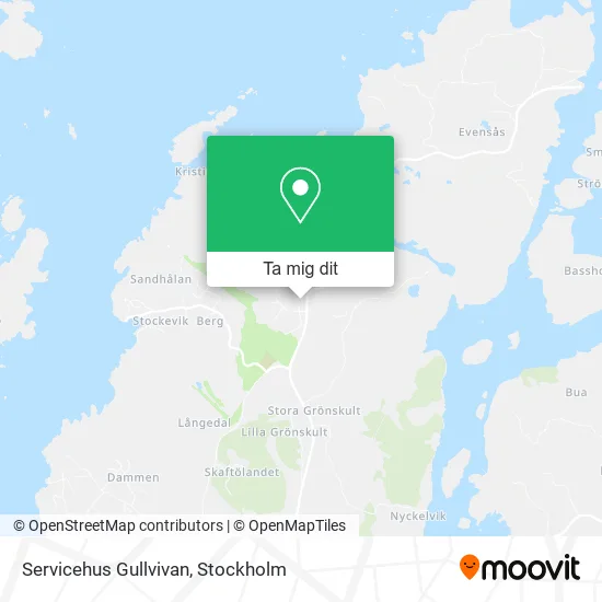 Servicehus Gullvivan karta