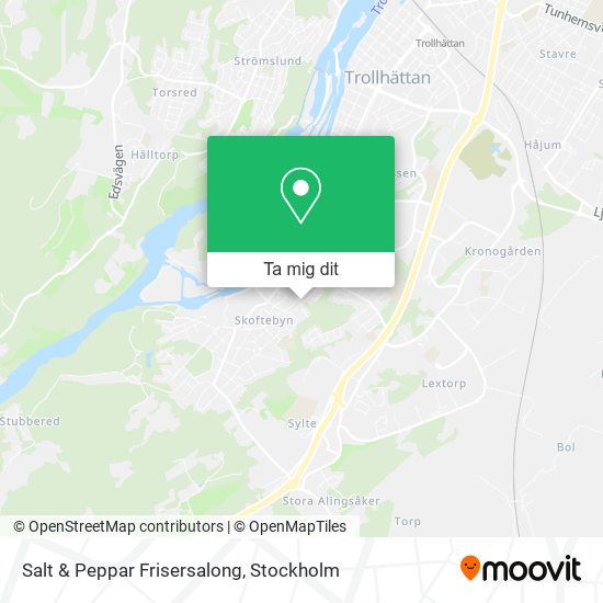 Salt & Peppar Frisersalong karta