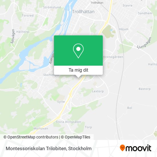 Montessoriskolan Trilobiten karta
