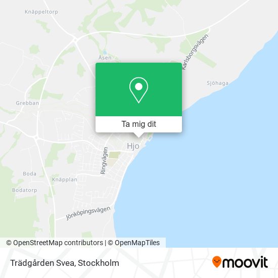 Trädgården Svea karta