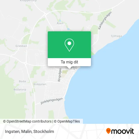 Ingsten, Malin karta