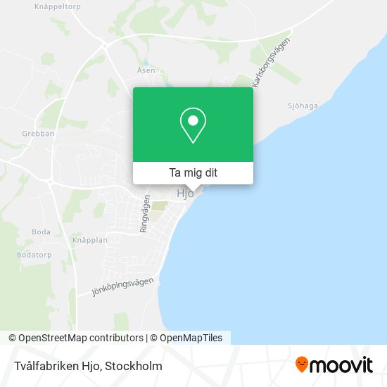 Tvålfabriken Hjo karta