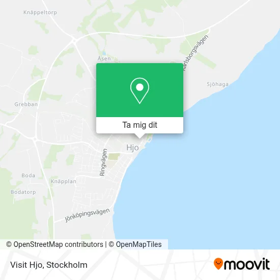 Visit Hjo karta