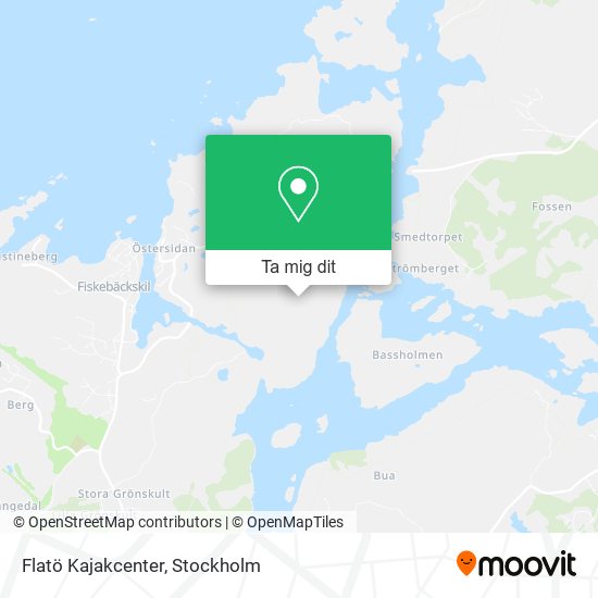 Flatö Kajakcenter karta