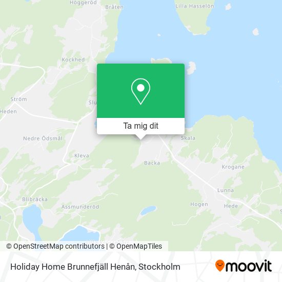 Holiday Home Brunnefjäll Henån karta
