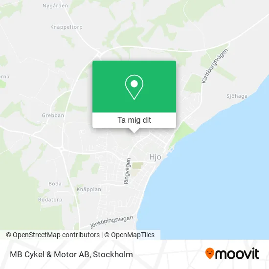MB Cykel & Motor AB karta