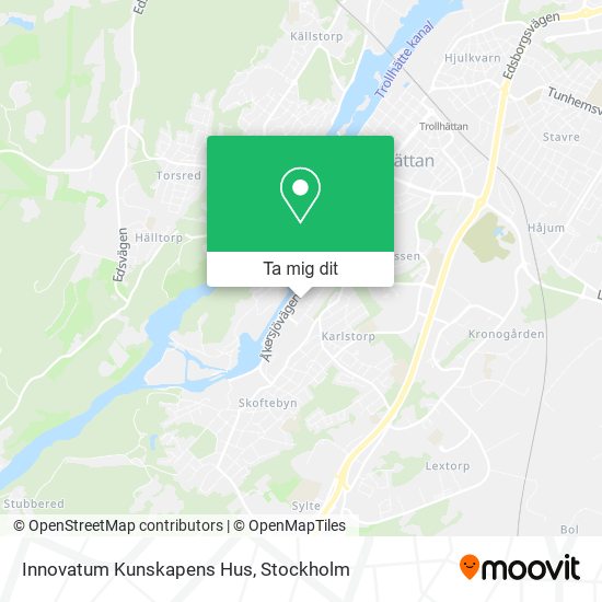 Innovatum Kunskapens Hus karta