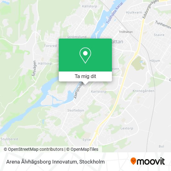 Arena Ãlvhãgsborg Innovatum karta