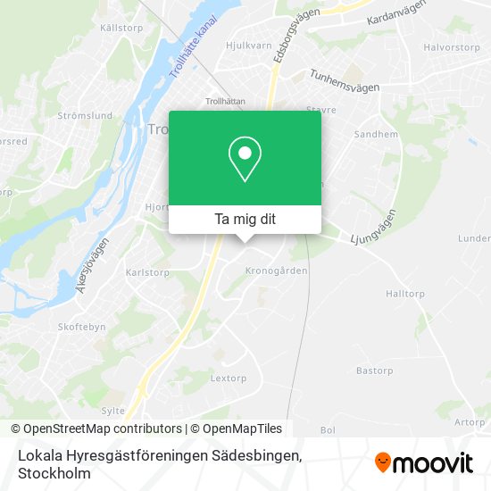 Lokala Hyresgästföreningen Sädesbingen karta