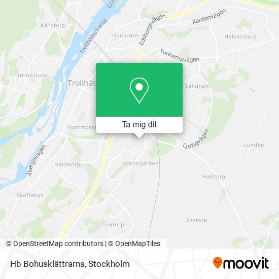 Hb Bohusklättrarna karta