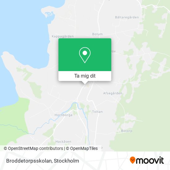 Broddetorpsskolan karta