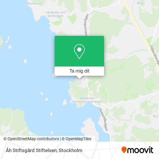Åh Stiftsgård Stiftelsen karta
