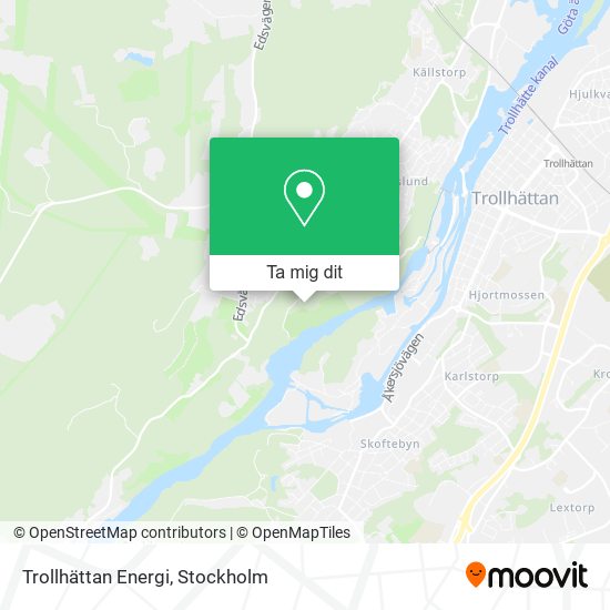 Trollhättan Energi karta