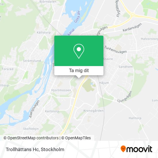 Trollhättans Hc karta