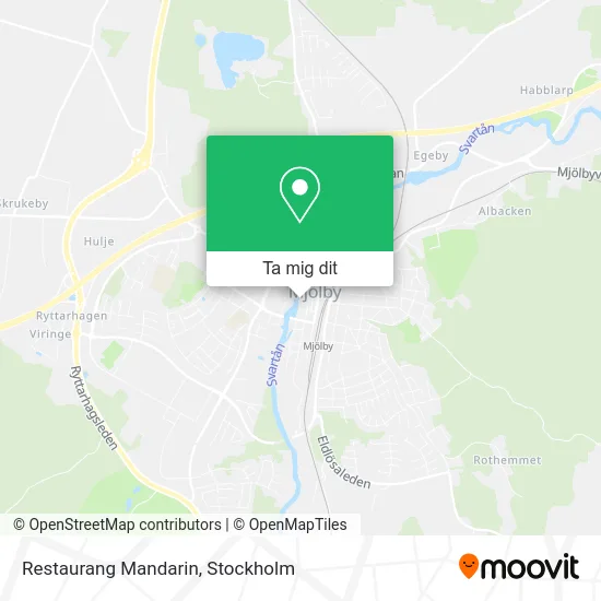 Restaurang Mandarin karta