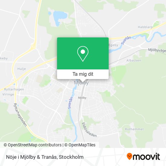 Nöje i Mjölby & Tranås karta